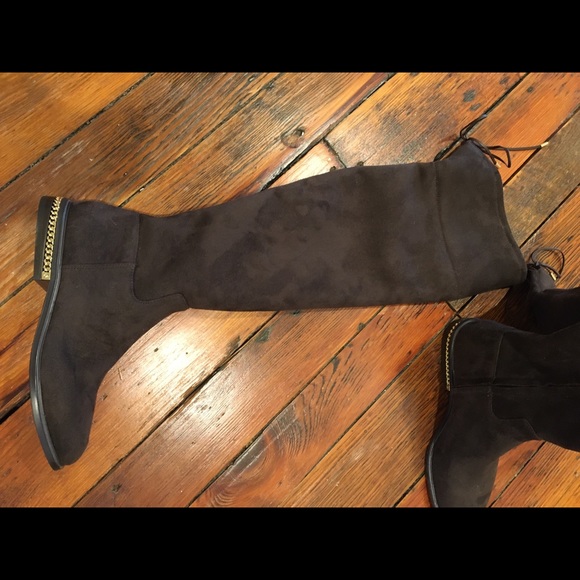 Michael Kors suede knee high boots - Picture 4 of 8